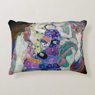 Gustav Klimt Painting The Virgin Decorative Cushion