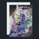 Gustav Klimt Painting The Virgin Holiday Card<br><div class="desc">Gustav Klimt's The Virgin (1913)</div>