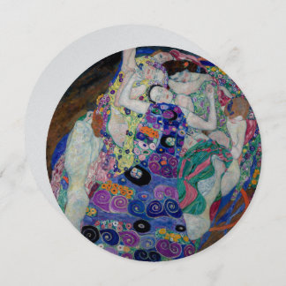 Gustav Klimt Painting The Virgin Invitation