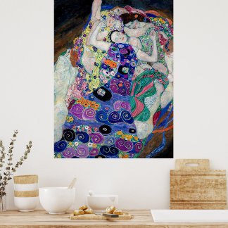 Gustav Klimt Painting The Virgin Poster