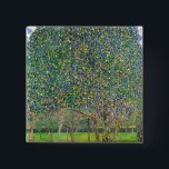 Gustav Klimt - Pear Tree 15 Cm Square Badge<br><div class="desc">Pear Tree - Gustav Klimt,  Oil on Canvas,  1903</div>