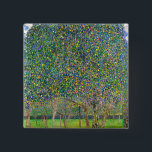 Gustav Klimt - Pear Tree 15 Cm Square Badge<br><div class="desc">Pear Tree - Gustav Klimt,  Oil on Canvas,  1903</div>