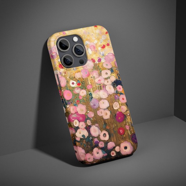 Gustav Klimt Pink Flower Garden Artistic Case (Creator Uploaded)