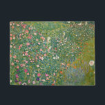 Gustav Klimt Pink Flowers Doormat<br><div class="desc">Gustav Klimt Pink Flowers</div>