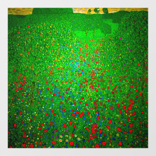 Gustav Klimt Poppy Field