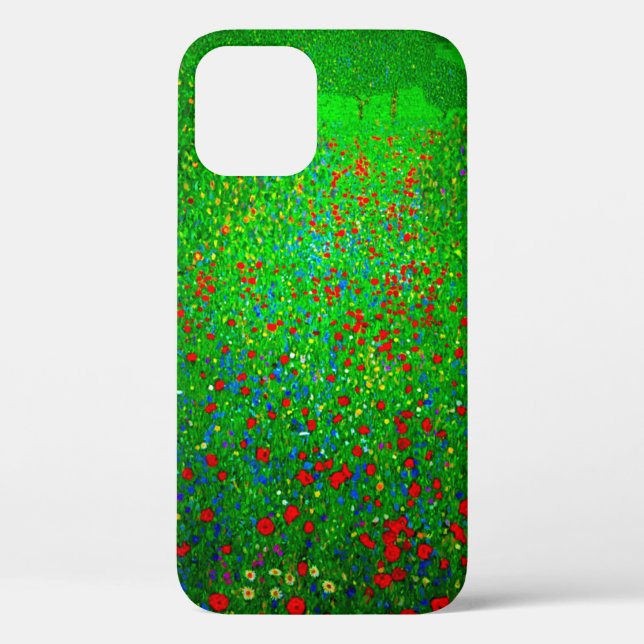 Gustav Klimt Poppy Field Case-Mate iPhone Case (Back)