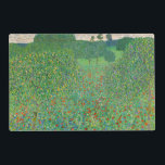Gustav Klimt - Poppy Field Laminated Place Mat<br><div class="desc">Poppy Field / Field of Poppies - Gustav Klimt,  Oil on Canvas,  1907</div>