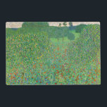 Gustav Klimt - Poppy Field Laminated Place Mat<br><div class="desc">Poppy Field / Field of Poppies - Gustav Klimt,  Oil on Canvas,  1907</div>