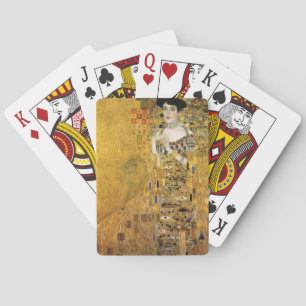 GUSTAV KLIMT - Portrait of Adele Bloch-Bauer 1907 Playing Cards