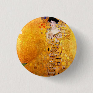 Gustav Klimt Portrait of Adele Bloch-Bauer I 3 Cm Round Badge