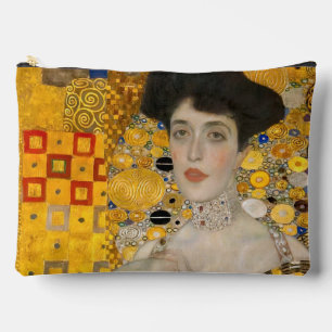 Gustav Klimt - Portrait of Adele Bloch-Bauer I Accessory Pouch