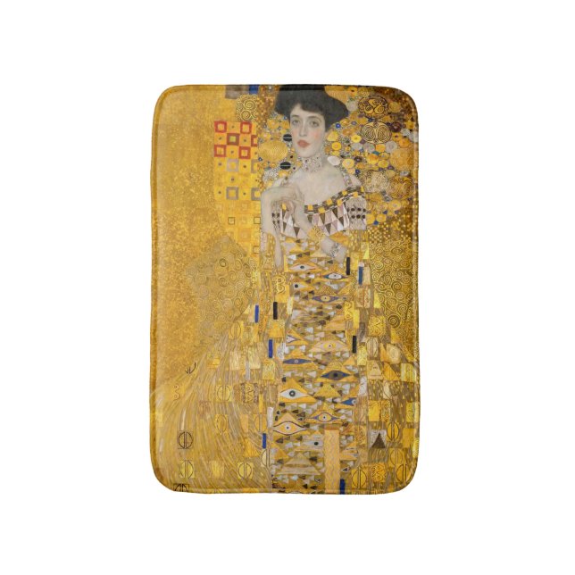Gustav Klimt - Portrait of Adele Bloch-Bauer I Bath Mat (Front Vertical)
