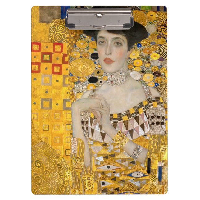 Gustav Klimt - Portrait of Adele Bloch-Bauer I Clipboard (Front)