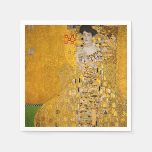 Gustav Klimt - Portrait of Adele Bloch-Bauer I Napkin