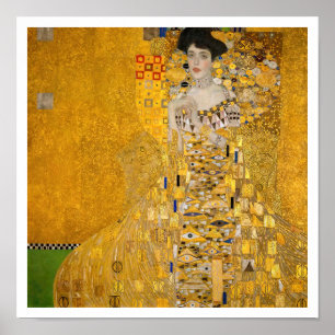 Gustav Klimt - Portrait of Adele Bloch-Bauer I Poster