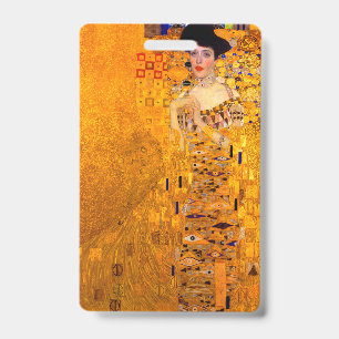 Gustav Klimt Portrait of Adele Bloch Bauer ID Badge