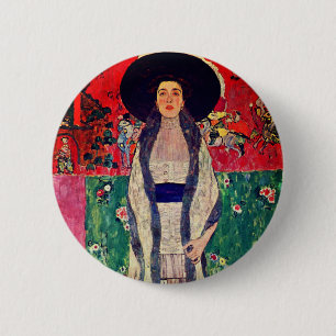 Gustav Klimt Portrait of Adele Bloch-Bauer II 6 Cm Round Badge