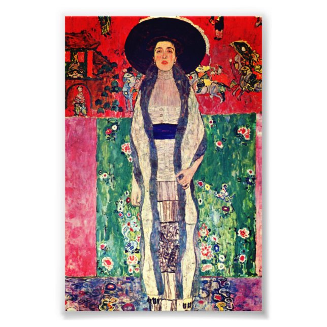 Gustav Klimt Portrait of Adele Bloch-Bauer II Photo Print (Front)