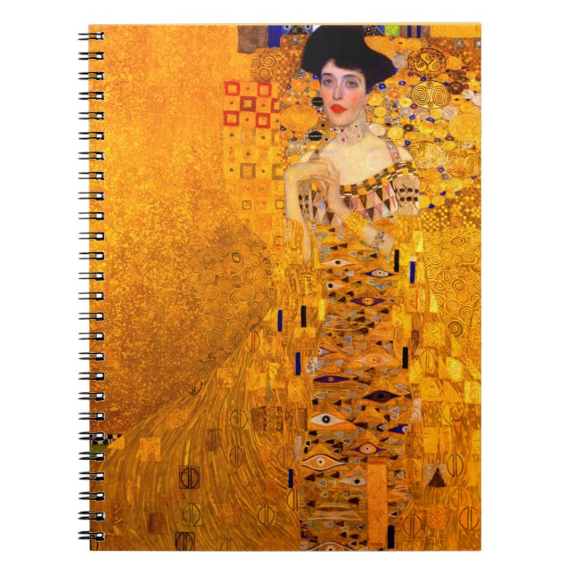 Gustav Klimt Portrait of Adele Bloch Bauer Notebook (Front)