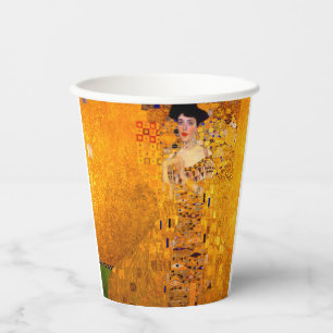 Gustav Klimt Portrait of Adele Bloch Bauer Paper Cups