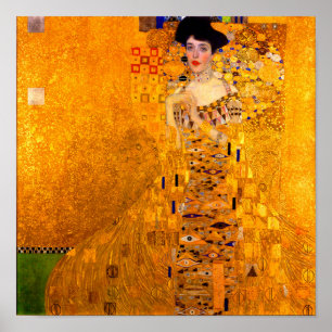 Gustav Klimt Portrait of Adele Bloch Bauer Poster