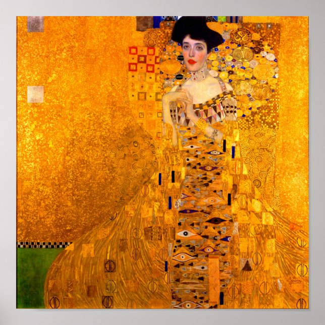 Gustav Klimt Portrait of Adele Bloch Bauer Poster (Front)