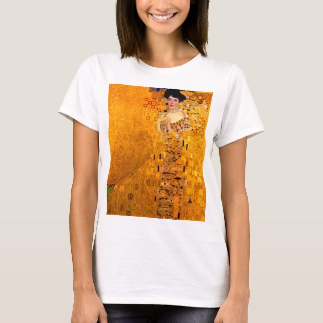 Gustav Klimt Portrait of Adele Bloch Bauer T-Shirt (Front)