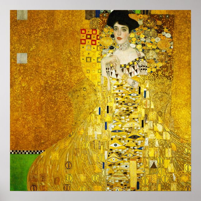 Gustav Klimt Portrait of Adele Poster (Front)