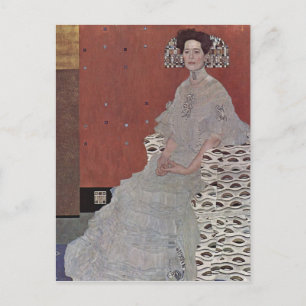 Gustav Klimt - Portrait of Fritza Riedler Postcard