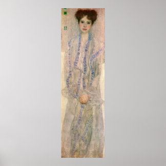 Gustav Klimt - Portrait of Gertha Felssovanyi Poster