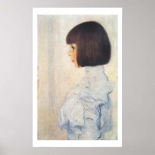 Gustav Klimt Portrait of Helene Klimt Poster (Front)