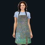 Gustav Klimt - Rosebushes under the Trees Apron<br><div class="desc">Rosebushes under the Trees / Roses under the Trees by Gustav Klimt in 1905</div>