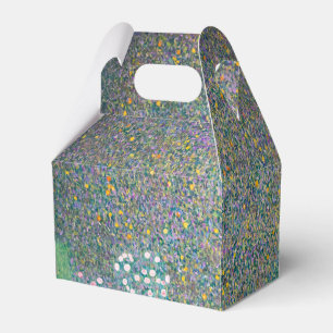 Gustav Klimt - Rosebushes under the Trees Favour Box