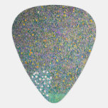 Gustav Klimt - Rosebushes under the Trees Guitar Pick<br><div class="desc">Rosebushes under the Trees / Roses under the Trees by Gustav Klimt in 1905</div>