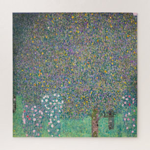 Gustav Klimt - Rosebushes under the Trees Jigsaw Puzzle