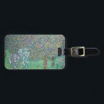 Gustav Klimt - Rosebushes under the Trees Luggage Tag<br><div class="desc">Rosebushes under the Trees / Roses under the Trees by Gustav Klimt in 1905</div>