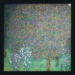 Gustav Klimt - Rosebushes under the Trees Poster<br><div class="desc">Rosebushes under the Trees / Roses under the Trees by Gustav Klimt in 1905</div>