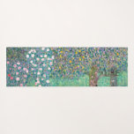 Gustav Klimt - Rosebushes under the Trees Yoga Mat<br><div class="desc">Rosebushes under the Trees / Roses under the Trees by Gustav Klimt in 1905</div>