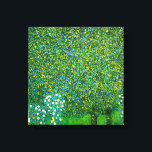 Gustav Klimt Roses Under The Pear Tree Canvas Print<br><div class="desc">Gustav Klimt Roses Under The Pear Tree Canvas Wrap. Oil on canvas from 1905. A beautiful painting from Austrian artist Gustav Klimt. One of Klimt’s gorgeous landscapes which blended impressionist and art nouveau tendencies, this work combines Klimt’s love of flowers and fruit trees with vibrant greens and yellows. A great...</div>