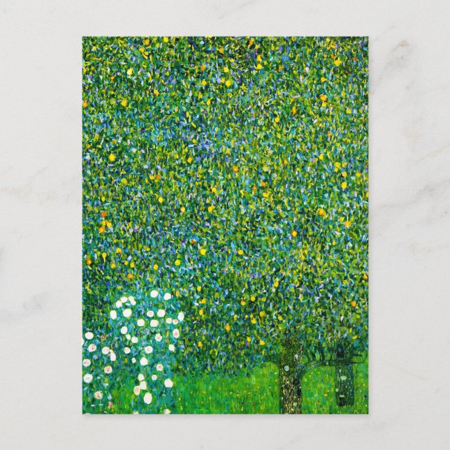 Gustav Klimt Roses Under The Pear Tree Postcard (Front)