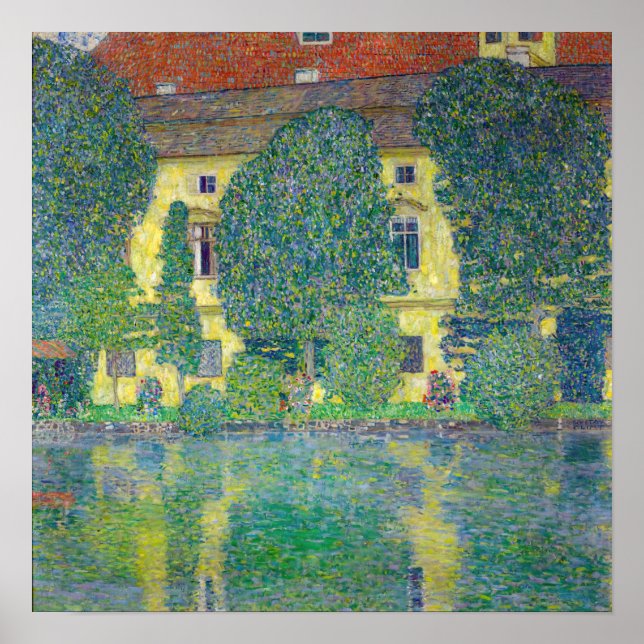 Gustav Klimt - Schloss Kammer am Attersee III Poster (Front)