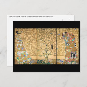 Gustav Klimt - Stoclet Frieze Tree of Life Postcard