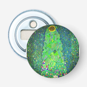 Gustav Klimt Sunflower Bottle Opener