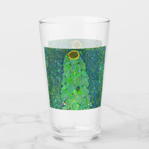 Gustav Klimt Sunflower Glass