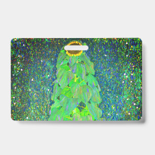 Gustav Klimt Sunflower ID Badge