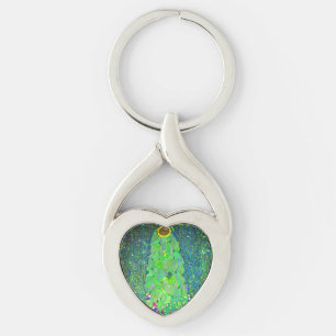 Gustav Klimt Sunflower Key Ring