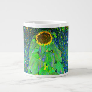 Gustav Klimt Sunflower Large Coffee Mug