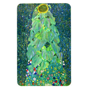 Gustav Klimt: Sunflower Magnet