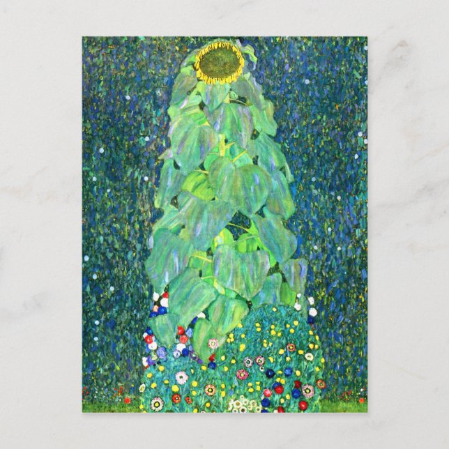 Gustav Klimt: Sunflower Postcard (Front)