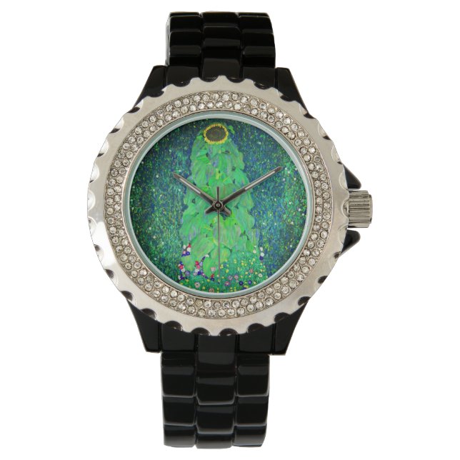 Gustav Klimt Sunflower Watch (Front)